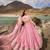 Light Pink Georgette Embroidered Lehenga Set