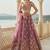 Charming Lilac Zari and Sequins Embroidered Fendy Silk Indian wedding Designer lehenga choli