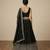 Colorful Black Zari and Sequins Embroidered Faux Georgette Indian wedding Designer lehenga choli