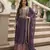 onion georgette embroidered anarkali suit