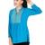  blue viscose long sleeves short kurti