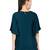  teal viscose three quarter sleeves short kurti