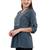  grey viscose three quarter sleeves short kurti