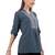 grey viscose three quarter sleeves short kurti