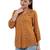  mustard viscose rayon three quarter sleeves short kurti