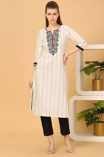  pink viscose sleeveless kurta