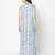  blue viscose sleeveless long kurta