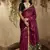 Maroon patola tussar silk handloom weaving saree