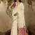 White patola tussar silk handloom weaving saree