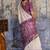 Wine & off white munga cotton handloom weaving saree