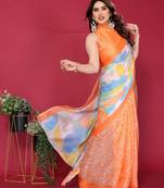 Mannequin store printed saree