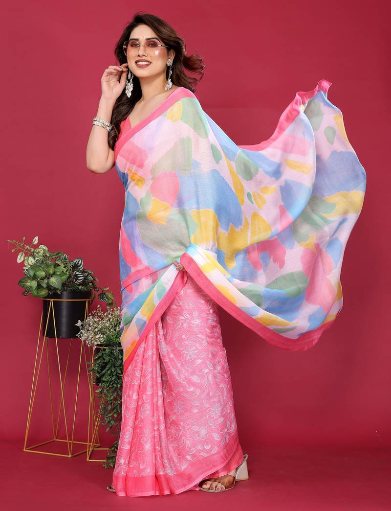 Mannequin store printed saree