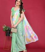 Mannequin store printed saree