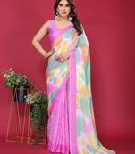 Mannequin store printed saree