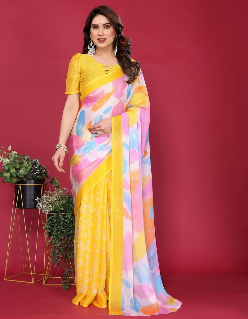 Mannequin store printed saree