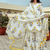 White Cotton Printed Short Kurta With Palazzo & Dupatta Set For Women