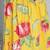 Yellow printed cotton lehenga choli with dupatta set for girls