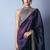 Purple Sequins And Dori Embroidered Jimmy Choo Saree