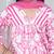 Pink printed cotton kurti plazzo with dupatta set for girls