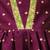 Purple woven taffeta anarkali-pant with dupatta set for girls