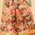 Peach printed banglori silk lehenga choli set for girls
