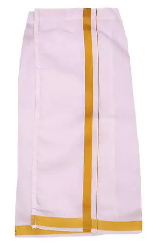 Navy elephant print cotton kurta with lungi set for boy