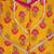 Mustard printed cotton lehenga choli with dupatta set for girls