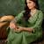 Light green women kurta pant dupatta set