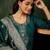 Green women kurta pant dupatta set
