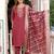 Maroon women kurta pant dupatta set