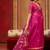 rani pink art silk woven work saree
