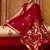 red art silk woven work saree