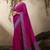 rani pink woven kanjivaram art silk saree