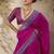rani pink woven kanjivaram art silk saree