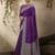 purple woven kanjivaram art silk saree