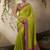 parrot green woven kanjivaram art silk saree