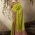 parrot green woven kanjivaram art silk saree