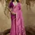 tussar art silk woven work saree in pink