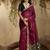 tussar art silk woven work saree in maroon