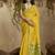 tussar art silk woven work saree in mustard