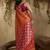 tussar art silk woven work saree in orange