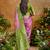 woven work art silk lilac saree