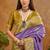 woven work art silk lavender saree