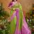 woven work art silk green saree