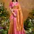 woven work art silk rust saree