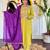 Mustard yellow color rayon kurta set