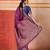 art silk woven work magenta saree
