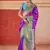 art silk woven work purple saree