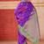 art silk woven work purple saree