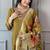 Olive chanderi silk readymade kurta set
